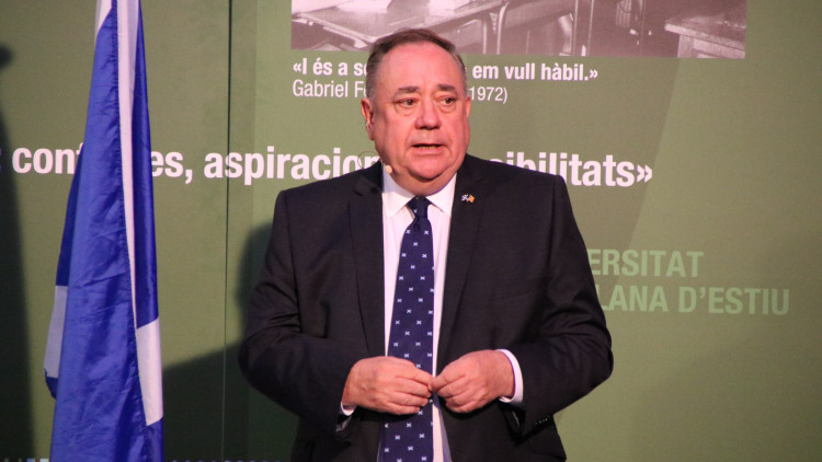 L'exprimer ministre escocès Àlex Salmond. Agència Catalana de Notícies
