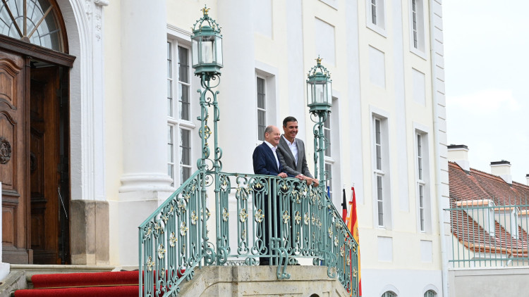 Pedro Sánchez i Olaf Scholz. Agència Catalana de Notícies