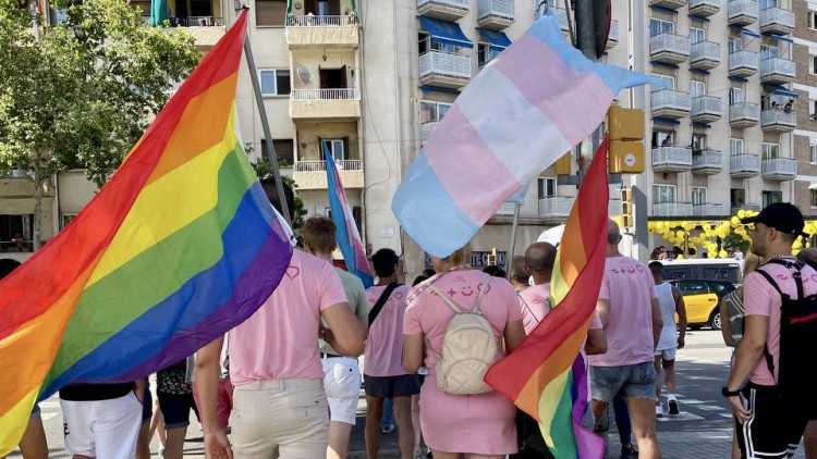 Manifestació del Dia Internacional de l'Orgull LGBTI+ a Barcelona, el passat 28 de juny. Departament d\'Igualtat i Feminismes