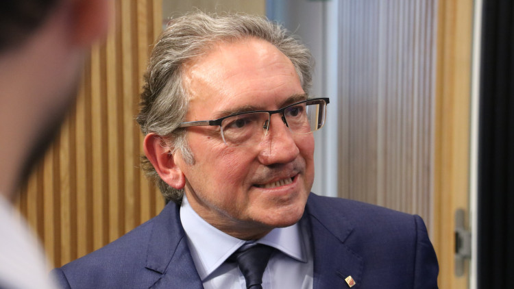 El conseller d'Hisenda Jaume Giró. Agència Catalana de Notícies