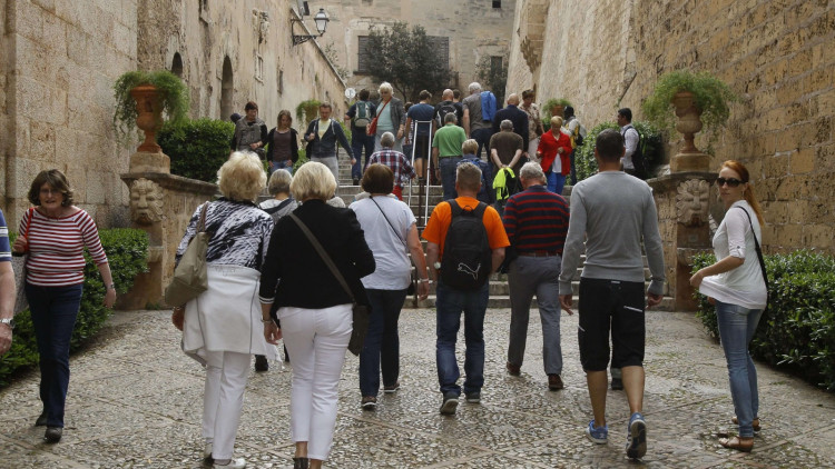 Turistes al centre de Palma. Europa Press