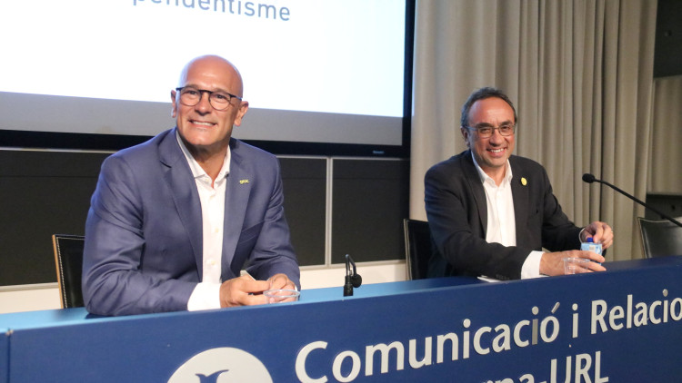 Raül Romeva i Josep Rull. Agència Catalana de Notícies
