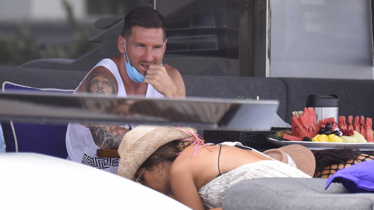 Messi de vacances a Eivissa. Europa Press