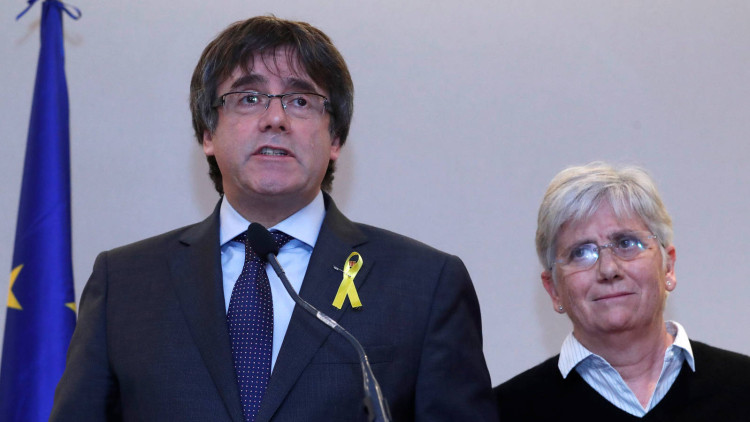 Carles Puigdemont i Clara Ponsatí