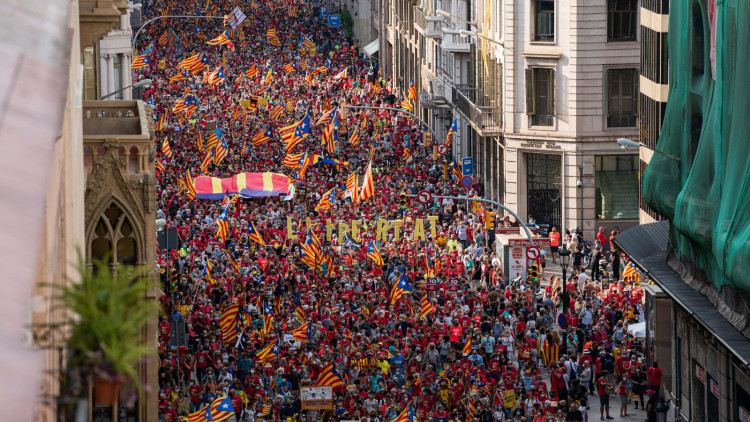 Diada del 2021. Europa Press