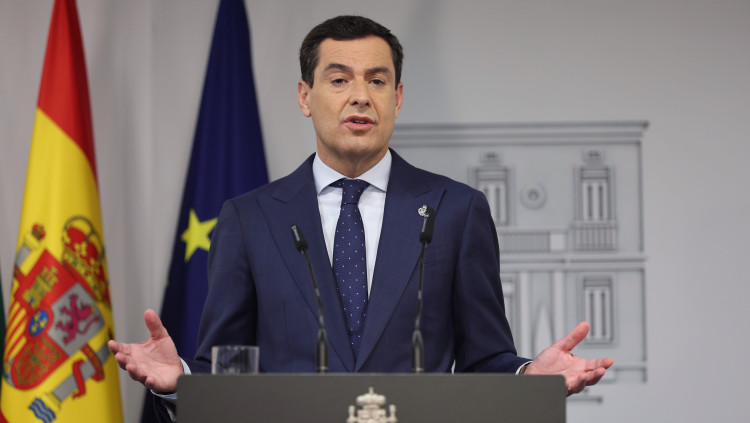 El president andalús, Juan Manuel Moreno Bonilla. Europa Press