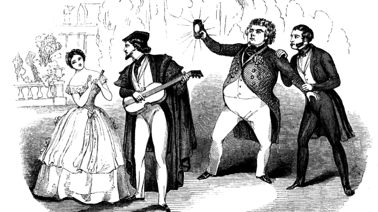 Gravat de Don Pasquale del segle XIX