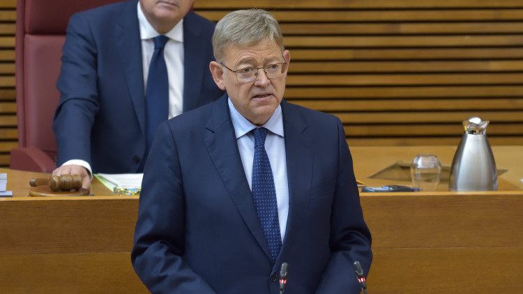 El president de la Generalitat Valenciana, el socialista Ximo Puig| Corts Valencianes