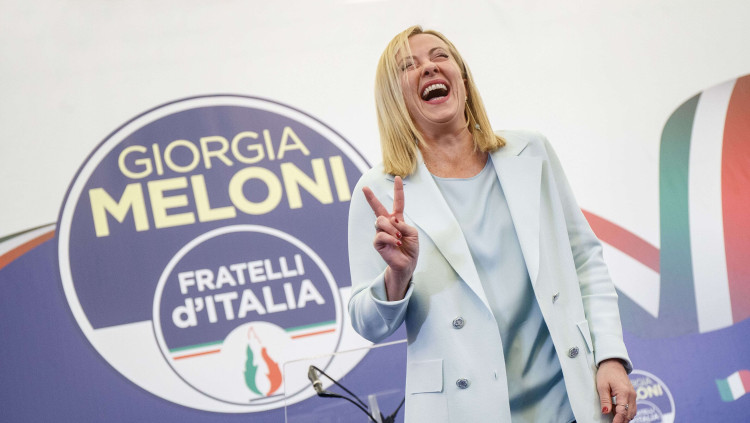 Giorgia Meloni, guanyadora de les eleccions italianes. Europa Press