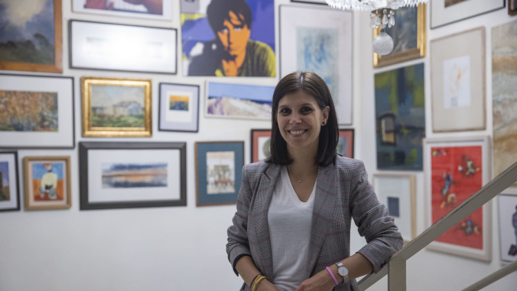 La portaveu dels republicans al Parlament de Catalunya, Marta Vilalta, durant l'entrevista a El Micalet| Eva Máñez