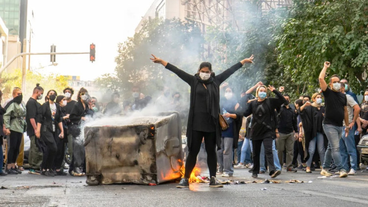 Manifestació a Teheran. Der Spiegel