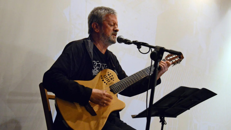 El músic i escriptor Rafael Xambó. Prats i Camps