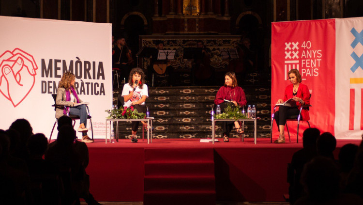 Estampa de la presentació de l'obra 'Paterna, la memòria de l'horror'| GVA