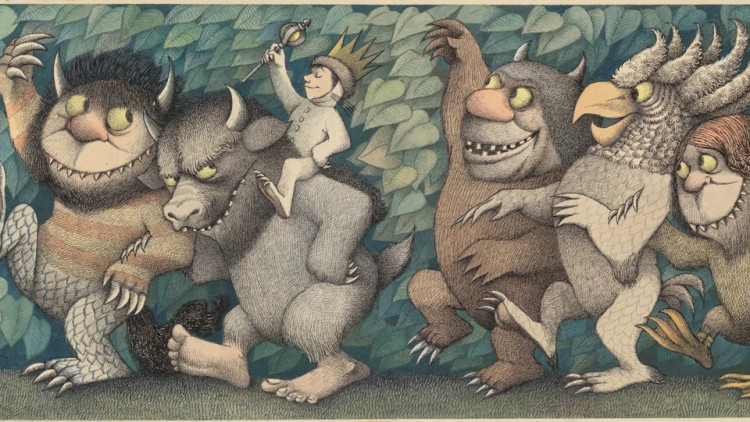 Maurice Sendak Il·lustració 'Allà on viuen els monstres' @The Maurice Sendak Foundation
