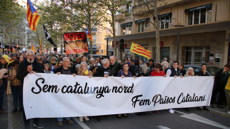 Manifestació a Perpinyà. Agència Catalana de Notícies