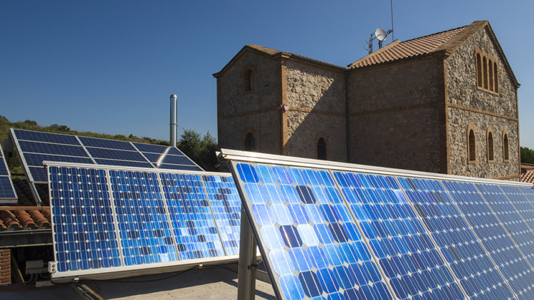 Energia renovable al centre d’informació de la Pleta, al Parc del Garraf / Diputació de Barcelona 