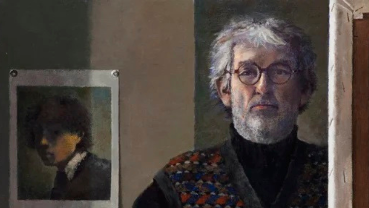 Òscar Tusquets. Autorretratos, 2008. Acrílic. Cortesia Fundació Vila Casas