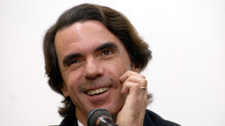 L'expresident espanyol José María Aznar. Pontificia Universidad Católica de Chile de Santiago, Chile, CC BY-SA 2.0, via Wikimedia Commons