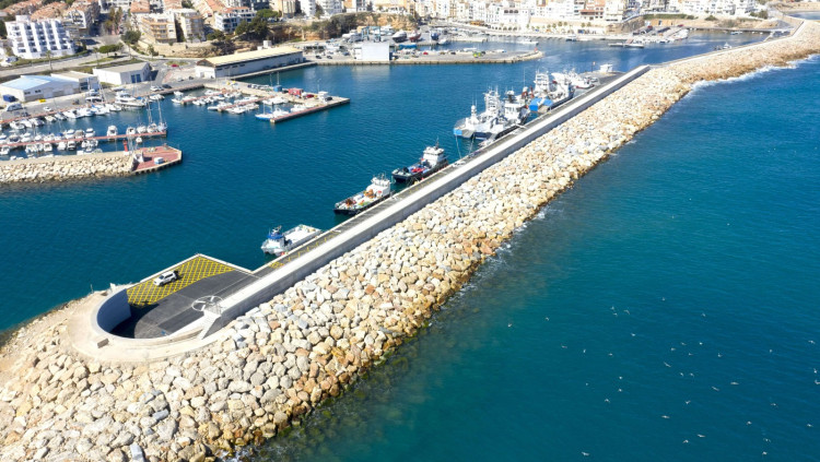Dic de recer reforçat al port de l’Ametlla de Mar.. Ports de la Generalitat