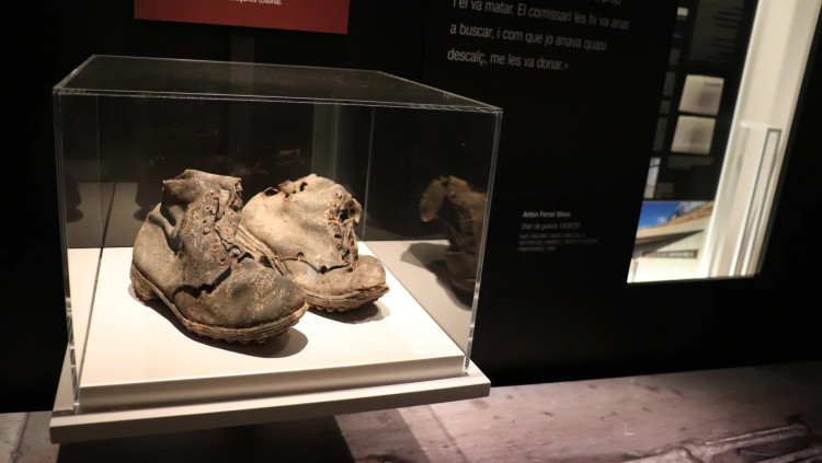 Imatge exposició On són? 85 anys d’exhumacions de fosses comunes de la Guerra Civil a Catalunya.. Palau Robert