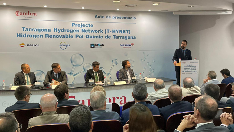 El conseller Roger Torrent presenta el projecte Tarragona Hydrogen Network