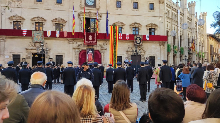 Acte per la Diada de Mallorca. Twitter @ocbcat