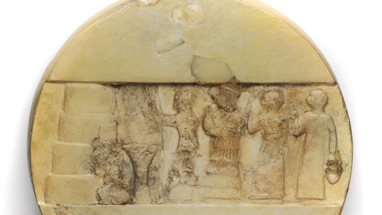 El Disc d’Enheduanna, (2350-2300 aC) mostra una processó sagrada