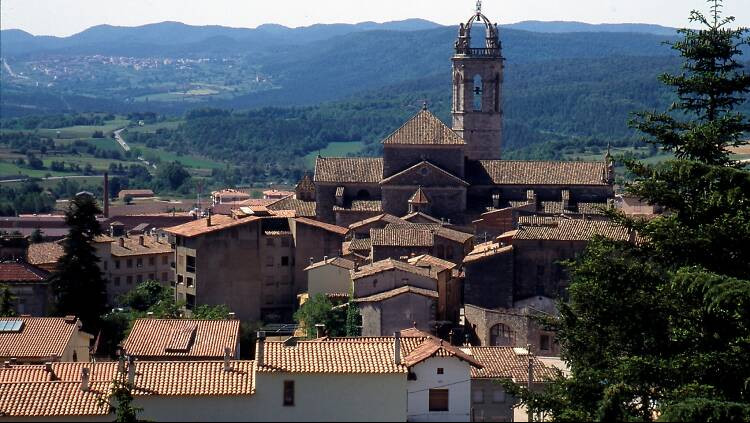 Vista de Moià, la capital del Moianès.