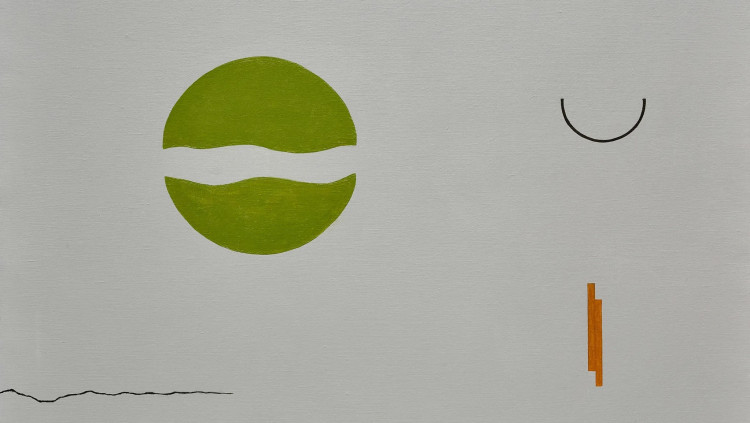 Pic Adrian. Sense títol, 1967. Acrílic sobre tela. Cortesia Galeria Marc Domènech
