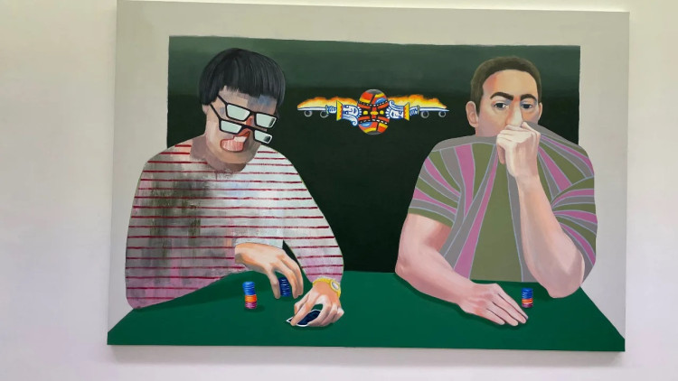 Raphaëlle Ricol 'Joueurs de cartes'
