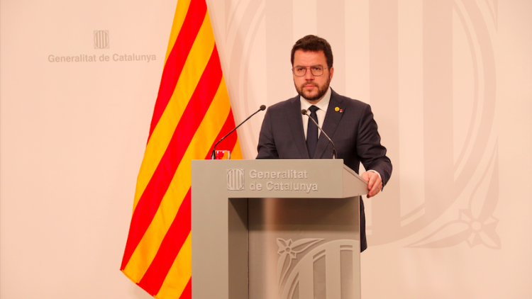 Pere Aragonès assumeix la contradicció de la B-40. ACN - Maria Asmarat