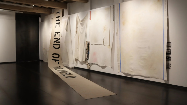 Elena del Rivero. Instal·lació Letters from Home, 2019. Cortesia Galeria Senda