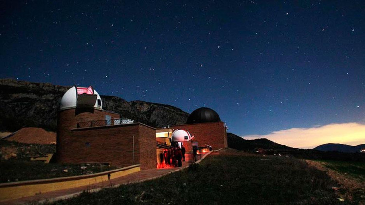 Vista de l'Observatori Astronòmic del Montsec