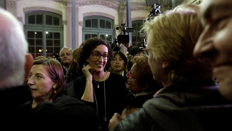 Marta Rovira i Carme Forcadell. Efe