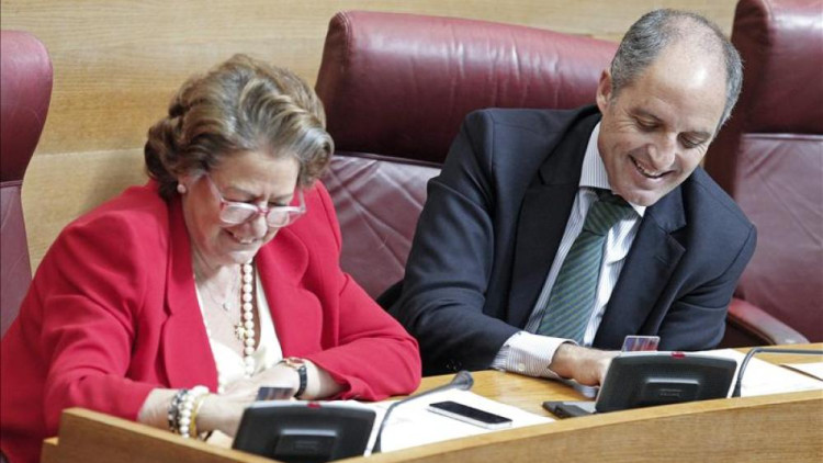 Rita Barberá i Francisco Camps| EL TEMPS