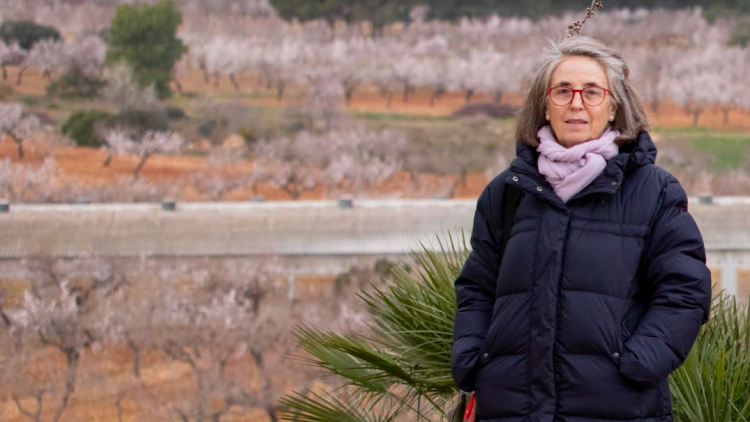 Cinta Moliner, membre de Nostra Terra.. Carme Ripollés