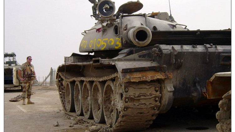 Tancs nord-americans a l'Iraq el 2003. Flickr