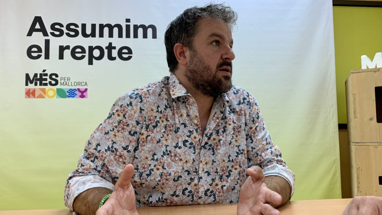 El coordinador general de Més per Mallorca, Lluís Apesteguia. Europa Press