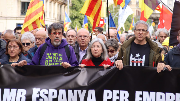 Jordi Pesarrodona i Dolors Feliu. Agència Catalana de Notícies