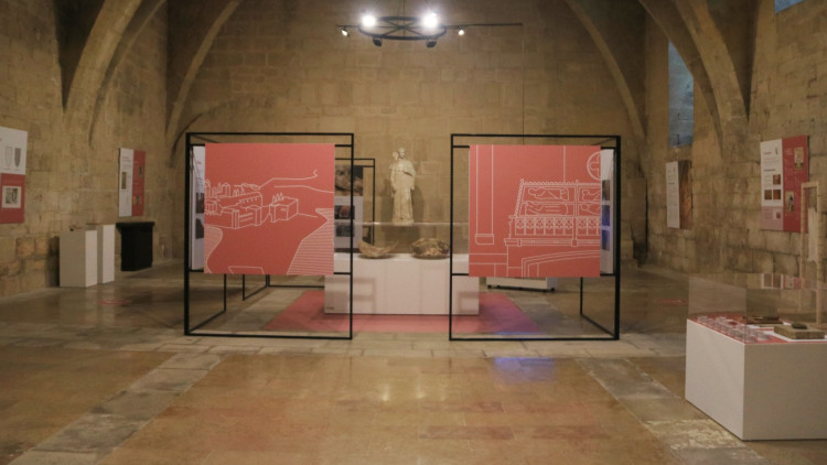 Sala del cubar del Monestir de Poblet. Diputació de Tarragona.