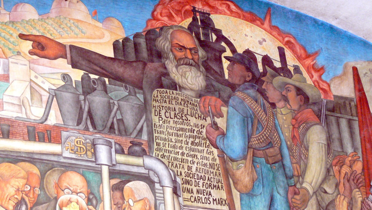 Mural dedicat a Karl Marx. Wolfgang Sauber, CC BY-SA 3.0, via Wikimedia Commons