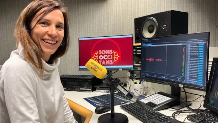 Anna Geli, presentadora del podcast Sons Occitans