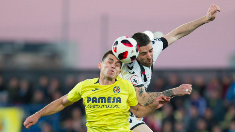 Partit entre el Vila-real B i el CD Castelló, el gener de 2019.. Carme Ripollés