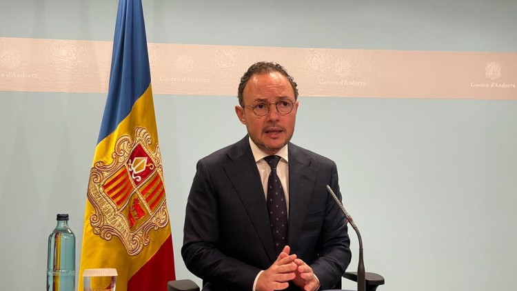 El cap de govern d'Andorra, Xavier Espot, en una imatge d'arxiu. Europa Press