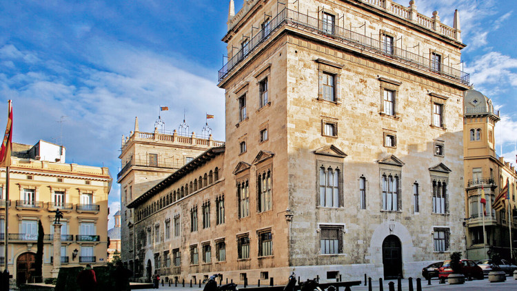 Façana de la màxima institució de l'autogovern valencià, la Generalitat Valenciana| GVA