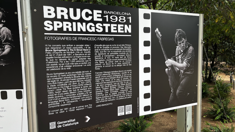 Exposició al Palau Robert sobre el concert de Bruce Springsteen a Barcelona el 1981, amb fotografies de Francesc Fàbregas