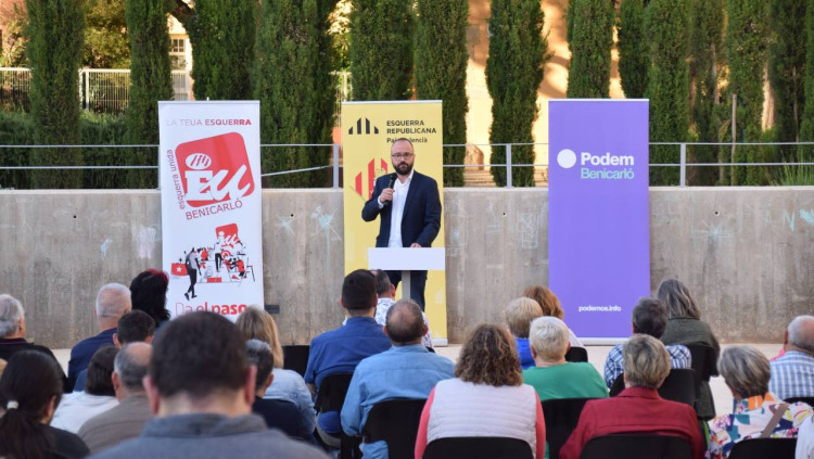 Acte de llançament de la llista municipal a Benicarló| ERPV