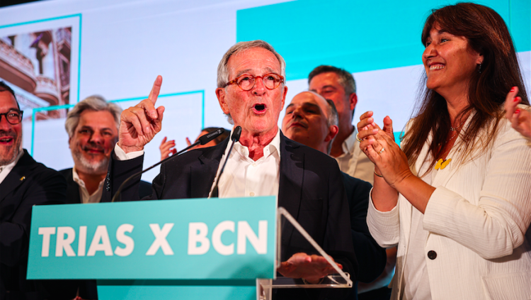 Xavier Trias guanya les eleccions a Barcelona per la mínima. ACN