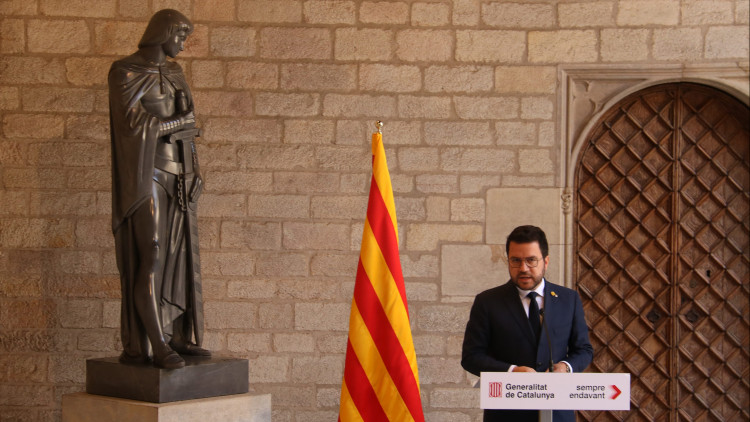 El president català Pere Aragonès. Agència Catalana de Notícies