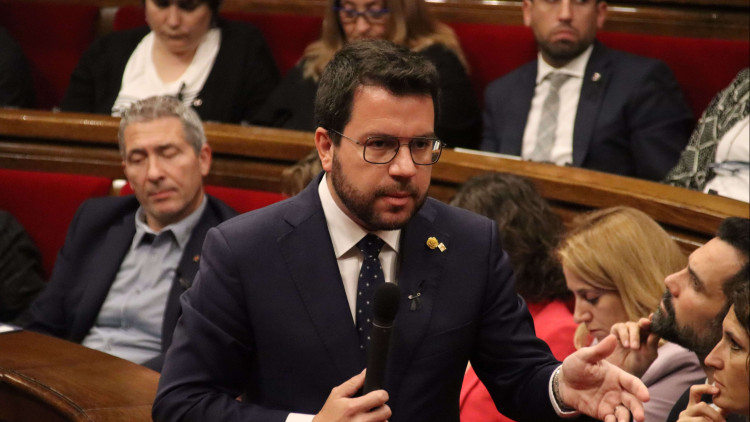 El president català Pere Aragonès. Agència Catalana de Notícies